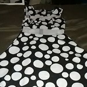 Black and White polka dot dress